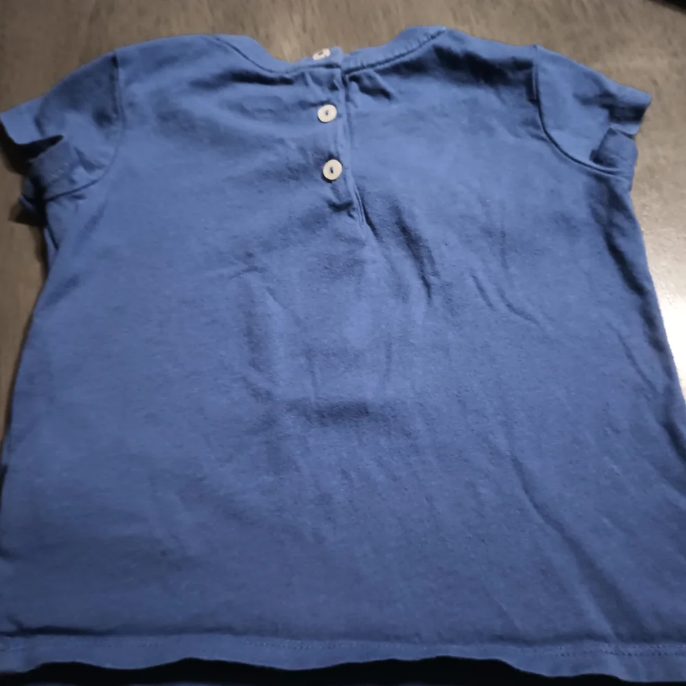Ralph Lauren Kids' Blue Polo Bear Graphic Tee